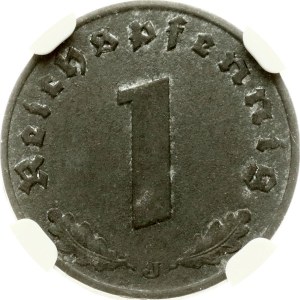 Germany Third Reich 1 Reichspfennig 1942 J NGC UNC DETAILS
