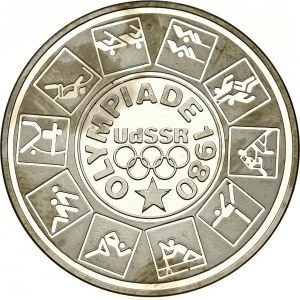 Germany Federal Republic Medal 1980 Summer Olympics in Moscow