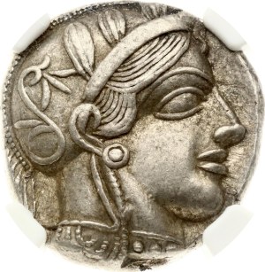Greece Attica Athens Tetradrachm ND (440 - 404 BC) NGC Ch XF