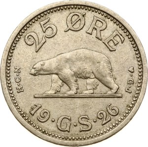 Greenland 25 Ore 1926 HCN GJ