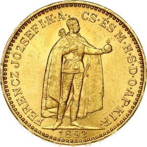 Hungary 20 Korona 1893 KB