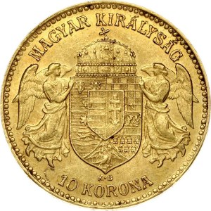 Hungary 10 Korona 1910 KB