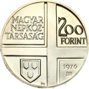 Hungary 200 Forint 1976 BP Mihaly Munkacsy