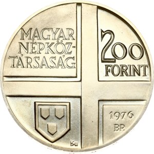 Hungary 200 Forint 1976 BP Gyula Derkovits