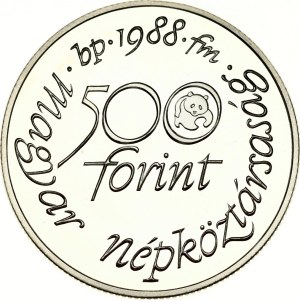 Hungary 500 Forint 1988 BP World Wildlife Fund