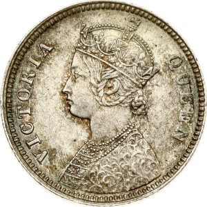 British India 1/4 Rupee 1862