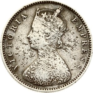 British India 1/2 Rupee 1888