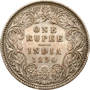 British India Rupee 1890