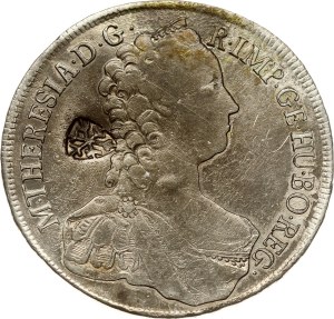 Indonesia Sumenep Taler ND (1811-1854) Madura star countermark