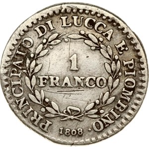 Italy Lucca 1 Franco 1808