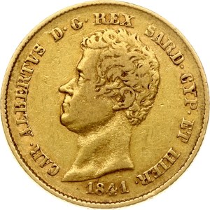 Italy Piedmont-Sardinia 20 Lire 1841 P