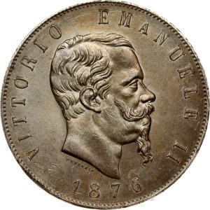 Italy 5 Lire 1876 R