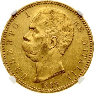 Italy 100 Lire 1883 R NGC MS 61
