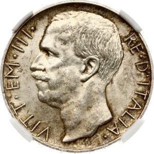 Italy 10 Lire 1927 R NGC MS 62