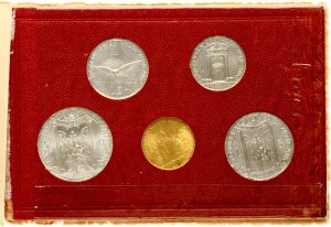 Italy Vatican City 1 - 100 Lire 1950 Jubilee Set Lot of 5 coins