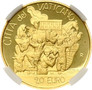Italy Vatican City 20 Euro 2002 R Arche Noah NGC PF 68 ULTRA CAMEO