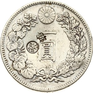 Japan Yen 27 (1894) countermarked
