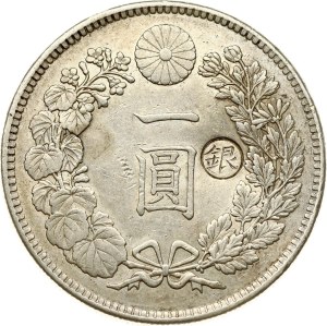 Japan Yen 29 (1896) countermarked