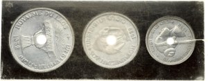 Laos 10 - 50 Cents 1952 Essai Set of 3 coins