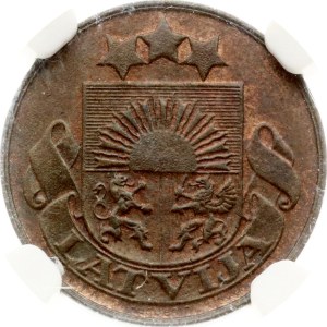 Latvia 1 Santims 1922 NGC MS 62 BN