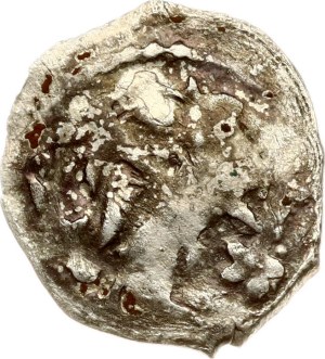 Lithuania Denar ND (1440-1492) Vilnius (the star on the spur is large)