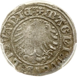 Lithuania Polgrosz 1509 Vilnius Double stuck PCGS AU 50 MAX GRADE