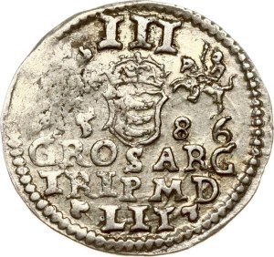 Lithuania Trojak 1586 Vilnius (R)