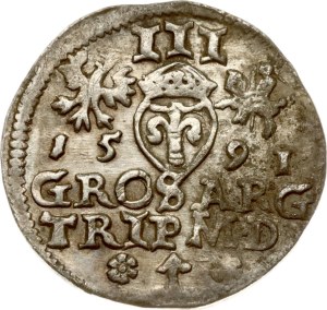 Lithuania Trojak 1591 Vilnius (R)