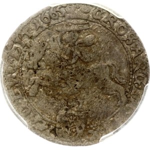 Lithuania Szostak 1665 TLB Vilnius (R1) PCGS VF 30