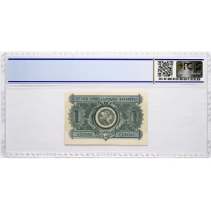 Lithuania 1 Centas 1922 PCGS 64 Choice Unc