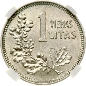 Lithuania 1 Litas 1925 NGC MS 62