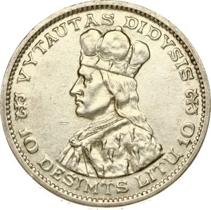 Lithuania 10 Litu 1936 Vytautas