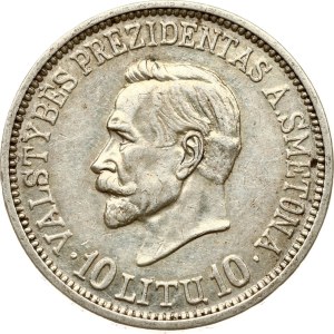 Lithuania 10 Litu 1938 Antanas Smetona