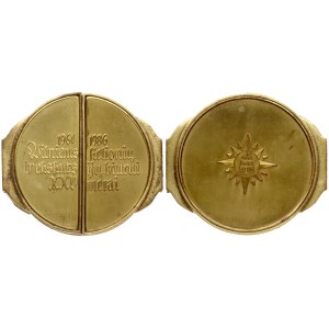 Lithuania Medal 25 years of Vilnius travel and excursion office ND(1961-1986)