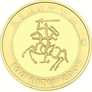 Lithuania 100 Litu 2009 Millennium of the first mention of the name 'Lithuania'
