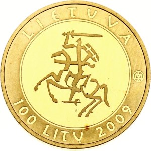 Lithuania 100 Litu 2009 Millennium of the first mention of the name 'Lithuania'
