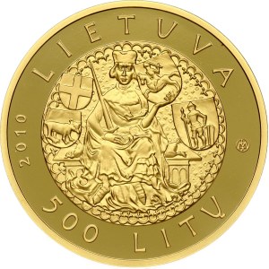 Lithuania 500 Litu 2010 600th Anniversary of the Battle of Grunwald