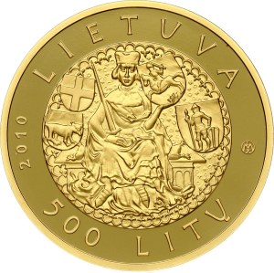Lithuania 500 Litu 2010 600th Anniversary of the Battle of Grunwald