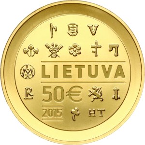 Lithuania 50 Euro 2015 Lithuania coinage