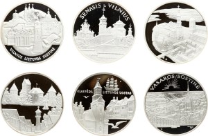 Lithuania Commemorative Medals ND (2016) Set Lot of 6 pcs