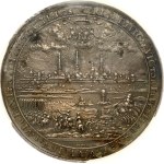 Livonia Sweden Commemorative Medal 20-th Anniversary of the Occupation of Riga 1641 (R3) PCGS AU Detail