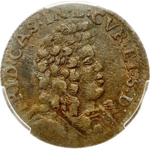 Livland Kurland und Semigallia 6 Grossus 1694 (R4) PCGS XF Detail