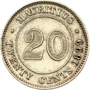 Mauritius 20 Cents 1899