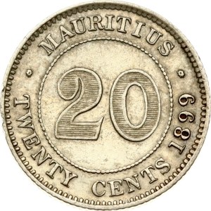 Mauritius 20 Cents 1899