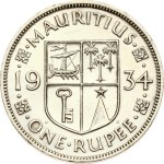 Mauritius Rupee 1934