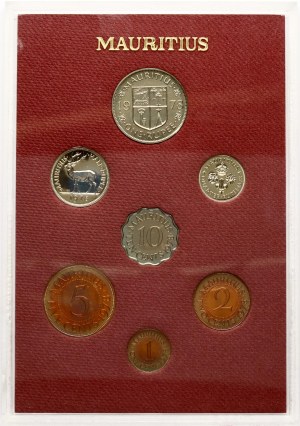 Mauritius 1 Cent - Rupee 1978 Set of 6 coins