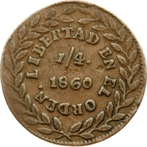 Mexico Durango 1/4 Real 1860