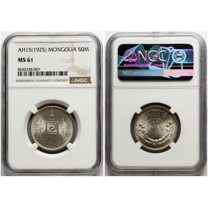 Mongolia 50 Mongo 15 (1925) NGC MS 61