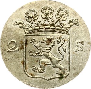 Netherlands Holland 2 Stuivers 1791