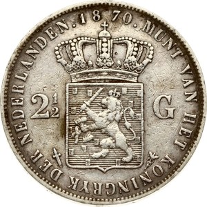 Netherlands 2½ Gulden 1870